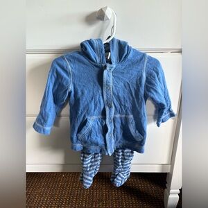 First Impressions Blue Snap Kids Jacket and matching pants